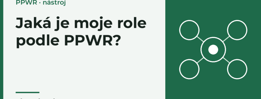 Jaká je moje role podle PPWR?